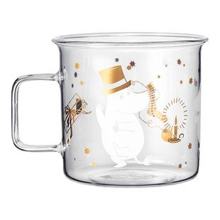 芬兰muurla姆明闪耀的星星Sparkling Stars玻璃马克杯托盘LED蜡烛