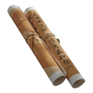 印刷版古风小品字画花鸟山水装饰摆件道具高清宣纸平面中国风氛围感产品静物商业手机视频拍照拍摄创意摄影