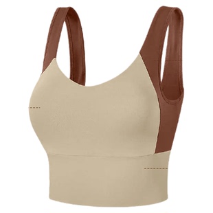 高强度运动内衣女防震文胸防下垂收副乳胖mm大码瑜伽服健身服背心