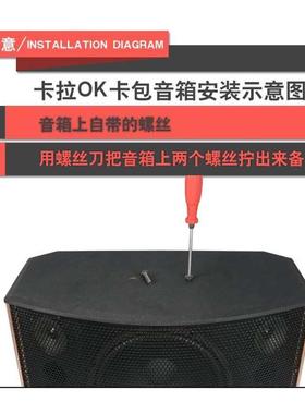 专业音箱支架 加厚金属KTV舞台音响落地三脚架追光灯三角架银白色