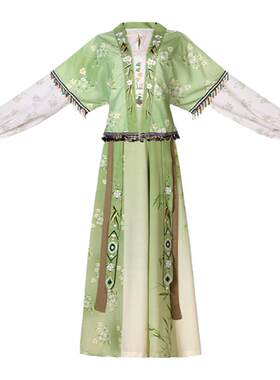 故里逢春汉服2024条轮刺绣