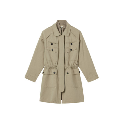 改良军装风衣夹克简约百搭