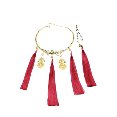 格格间原创【穗华】晚明风平安锁哪吒明制婚服项圈古风珍珠璎珞