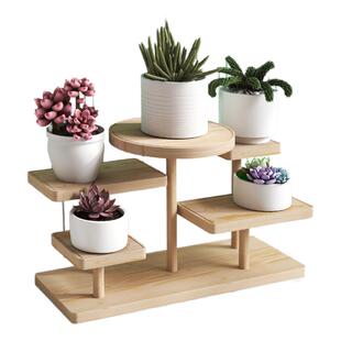 原木天秤座置物架桌面收纳实用书房卧室化妆品多功能桌面改造神器