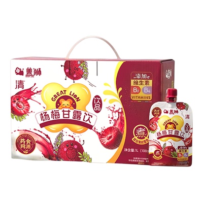 盖狮儿童真果汁饮料开袋即食饮品