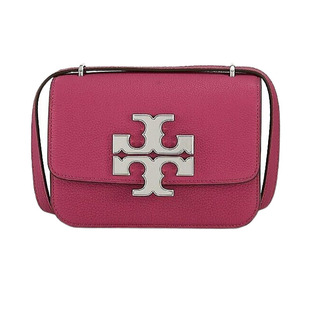 直邮tory burch小金砖Eleanor翻盖小方包豆腐包单肩斜挎TB大LOGO