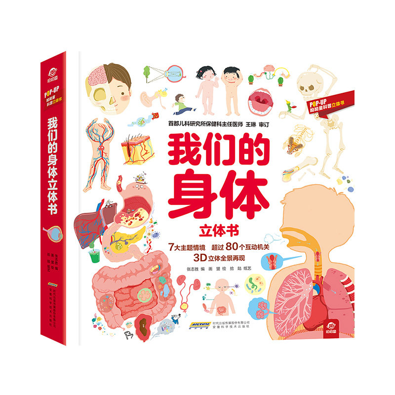 呦呦童我们的身体3d立体书