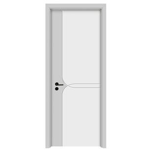 重庆木门室内门实木复合烤漆门简约卧室门房间门套装门隔断门定制