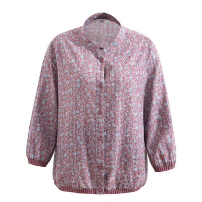 中老年女新款衬衫七分袖洋气春夏