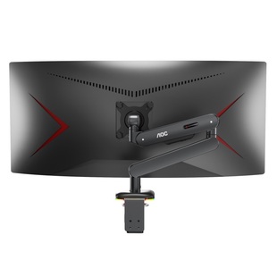 AOC大承重AM505PMR网吧同款12KG显示器支架RGB底座机械臂电脑屏幕