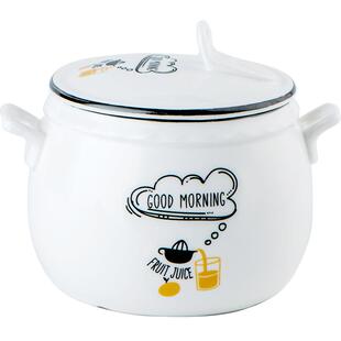 隔水炖盅碗一人食陶瓷家用炖汤盅小炖罐燕窝炖盅杯一人份汤盅带盖