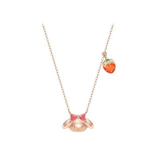 潮色绘x三丽鸥美乐蒂纯银项链女生款儿童Melody系列新年生日礼物