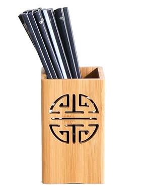 方形圆形筷笼笔筒刻字定制logo
