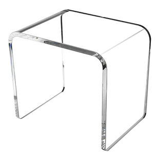 亚克力换鞋小凳子家用门口透明矮凳简约现代平板凳北欧创意浴室凳