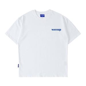WASSUP国潮重磅字母短袖T恤女夏