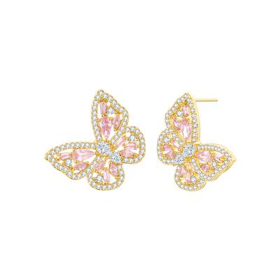 EAUFLORA幻彩蝴蝶耳环灵动唯美