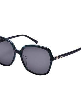 【礼物】MaxMara太阳镜墨镜男女时尚大框方形遮阳防晒眼镜 086HA