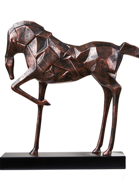 马上有钱生肖马摆件2026新款高级