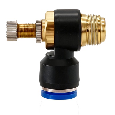 sl节流阀气管调速阀气管快速接头SL6-m5可调气动快插接头sl8-02