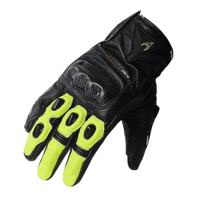 SBK手套摩托车骑行牛皮碳纤四季