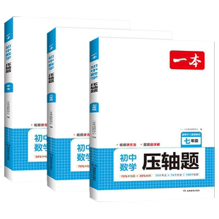一本初中数学压轴题七年级八年级九年级中考初一初二初三初中数学核心考点及公式定律及考点突破分类全解数学练习题专项训练重难题