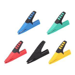 埃塔ETA1488全绝缘鳄鱼夹大电流测试夹全封闭4mm插孔实验室专用