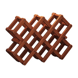 红酒架托摆件轻奢高档摆件酒柜斜放收纳架多层可折叠免安装置酒架