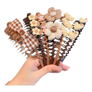 儿童发箍不勒头女童防滑带齿头箍女2026新款碎发整理神器发卡女款