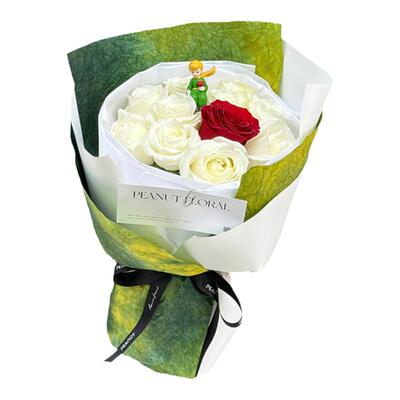 芯苼小王子花束套餐花艺装饰材料