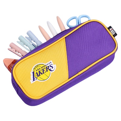 得力NBA联盟牛津布笔袋文具盒