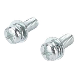 镀锌圆头十字三组合螺丝十一字机钉平弹垫组合丝球面十字组合螺钉