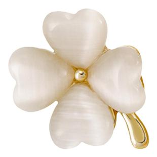 精致别针防走光扣胸针四叶草胸花扣针配饰衣服隐形免缝扣子纽扣女