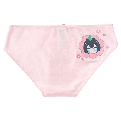 5条99元68专柜正品浅粉卡通棉质三角裤低腰舒适内裤女PT112265