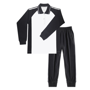 顺德区新款校服小学生春秋装夏秋冬装运动服纯棉t恤长袖短袖长裤