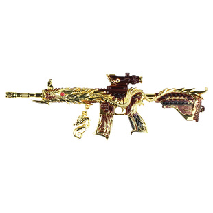 和平玩具吃鸡金属挂件枪模型小学生礼物绝地套装求生书包钥匙挂饰