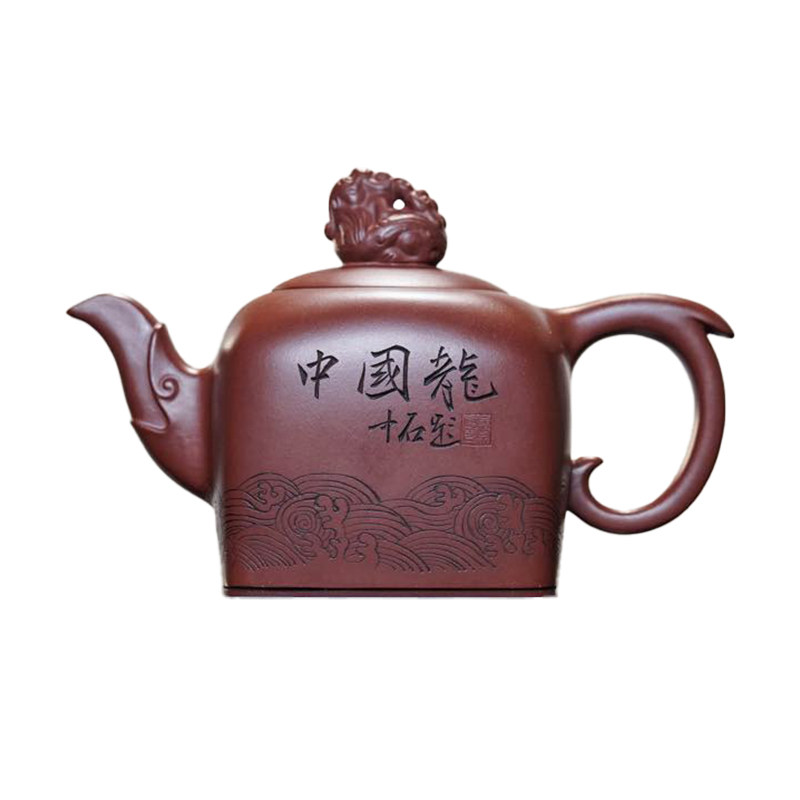 国玺龙壶原矿底槽青宜兴紫砂壶