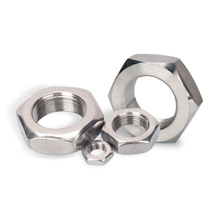 304不锈钢六角细牙薄螺母M15M17M19M21M22M23M24M25*1.5*2*1*3