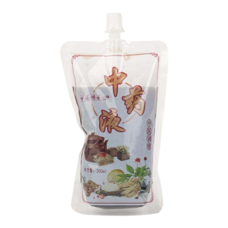 一次性可加热中药液包装袋自立吸嘴袋食品级便携式汤药外带封口袋