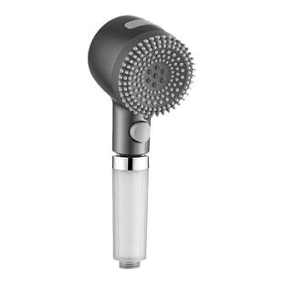 双涡轮增压花洒喷头超强加压淋浴头淋雨大出水浴室曾压莲蓬头套装