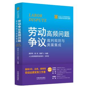 中法图正版 劳动争议高频问题裁判规则与类案集成 企业人力资源管理与法律顾问实务指引丛书 中国法制 人事关系HR司法实务劳动合同
