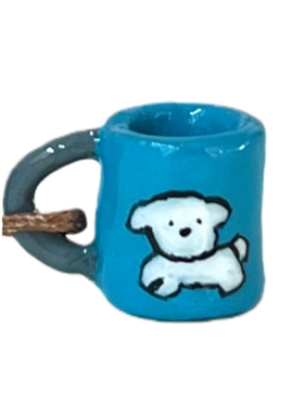 原创手作石塑粘土迷你杯子项链