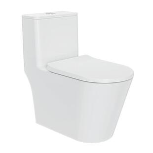 【新品】九牧卫浴虹吸式抽水马桶防臭坐便器家用普通大尺寸11383