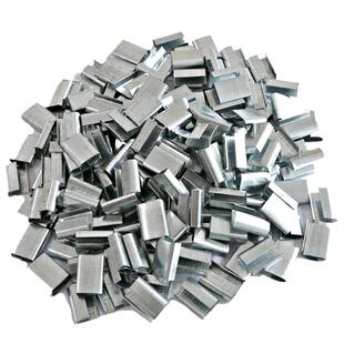 手动12-19mm1608包装带手工塑钢带打包扣塑钢pet打包带扣子铁皮扣