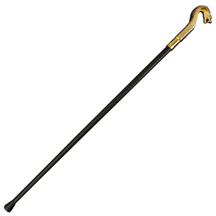 古羽蛇首头手杖剑拉风全金属霸气权杖摄影视道具绅士拐杖剑未开刃