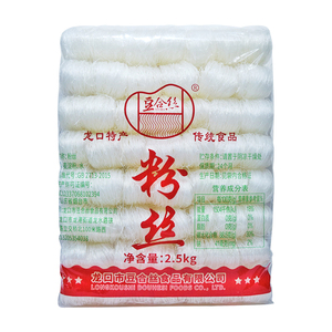 细粉丝软弹好吃无硬心自然晾晒
