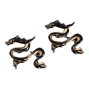 龙形胸针2023年新款ins潮复古男士别针小众徽章西服配饰徽章挂件