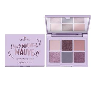 艾森丝essence六色眼影盘带镜子大地色日常淡妆眼影带细闪珠光