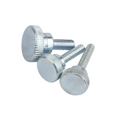 GB834镀锌滚花手拧台阶螺丝304