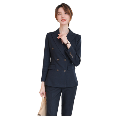 诗璐雅春秋商务气质西装套装女