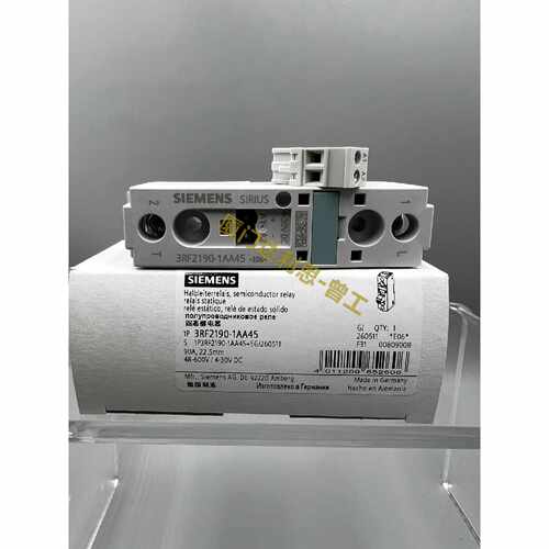 溢价-3RF2190-1AA45 固态继电器#SIEME
